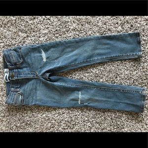 Washed & ripped blue jean from Old Navy.